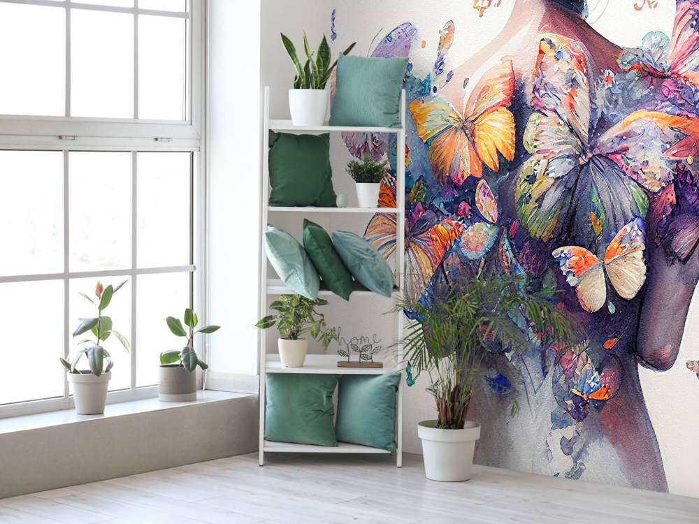 Corps de Femme Papillon Aquarelle #1