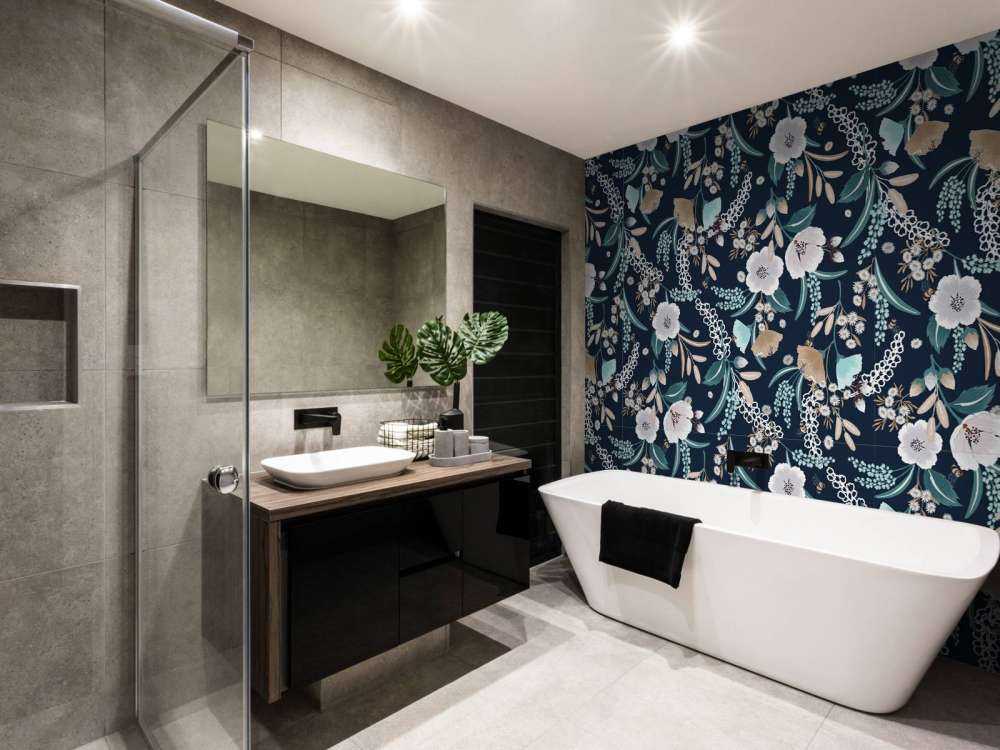 Jardin de Fleurs à Minuit