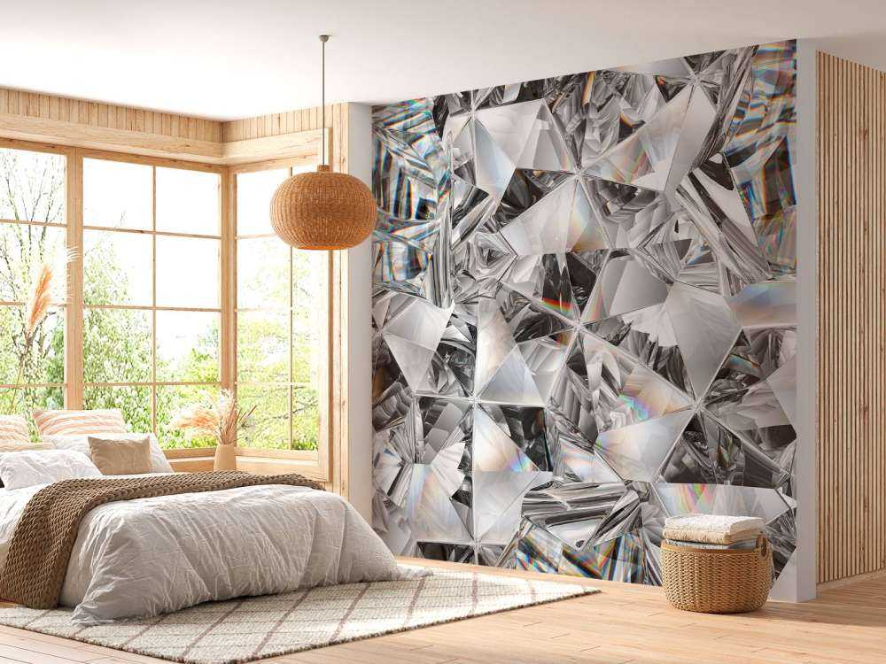 Gros plan de diamants