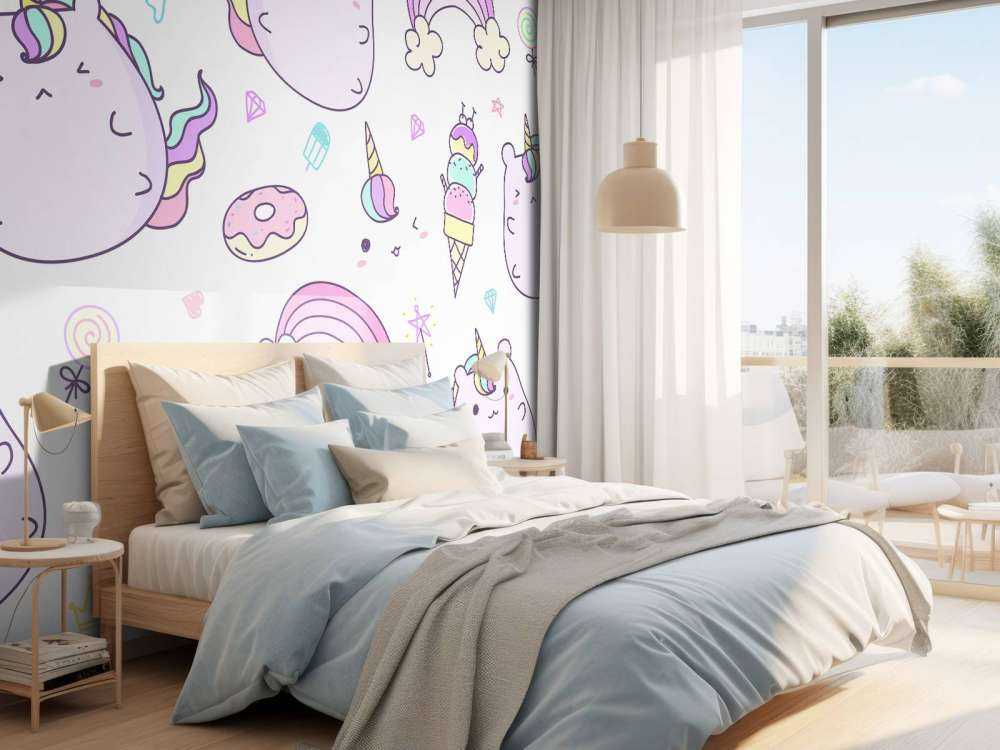 Licornes avec des glaces