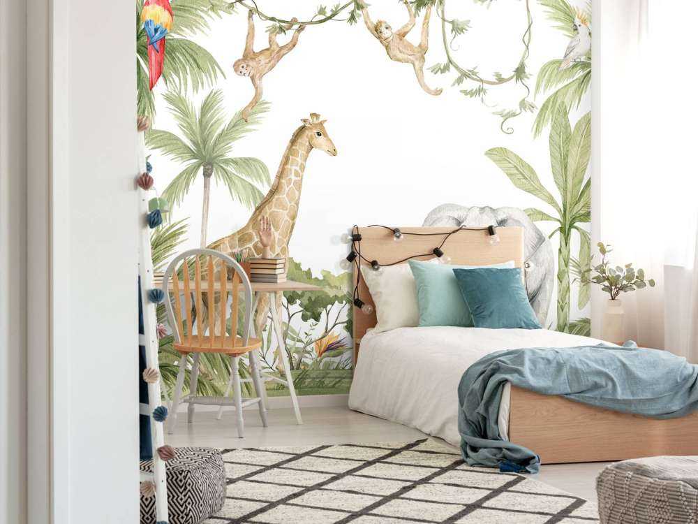 Animaux africains dans la jungle