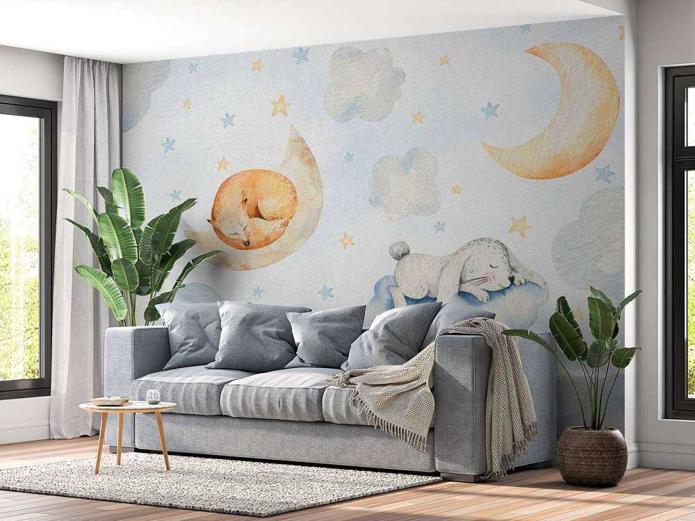 Amis endormis dans les nuages