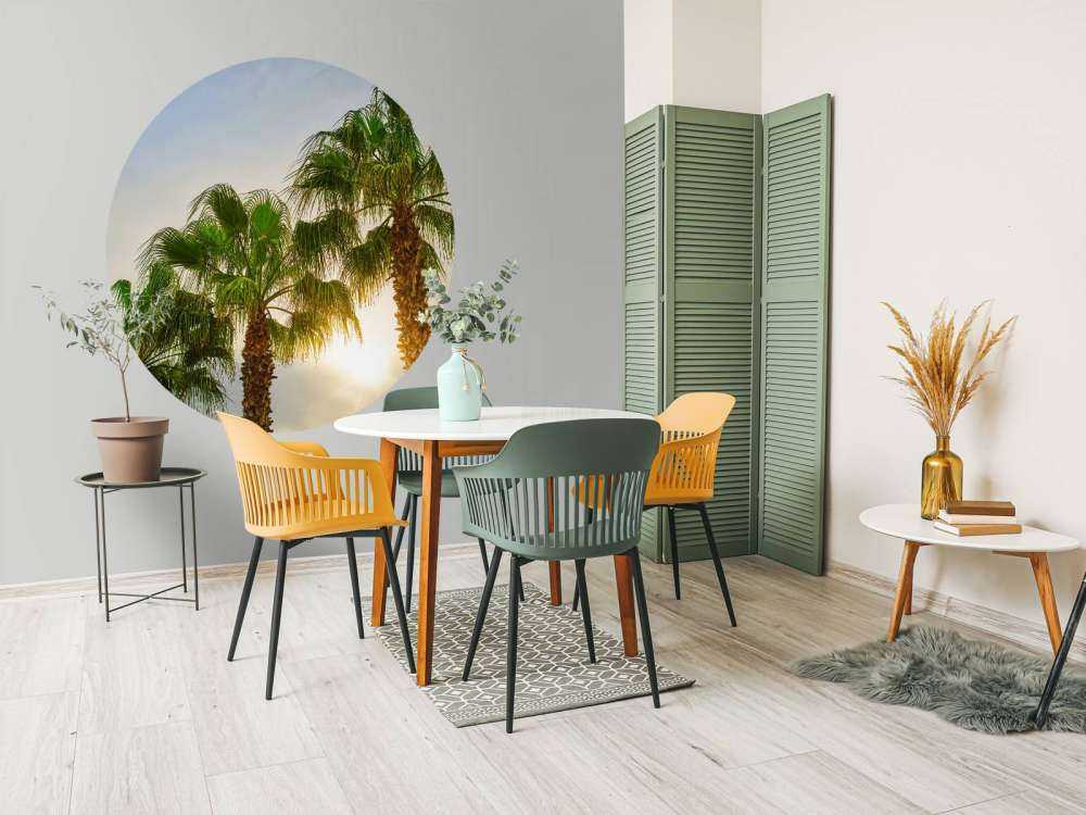 Des palmiers au soleil