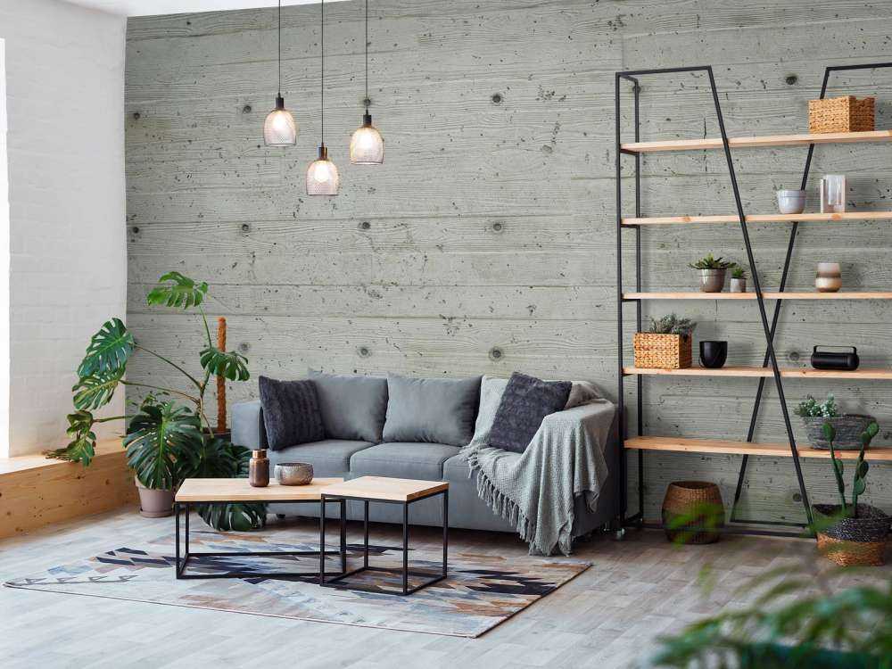 Béton d'aspect bois