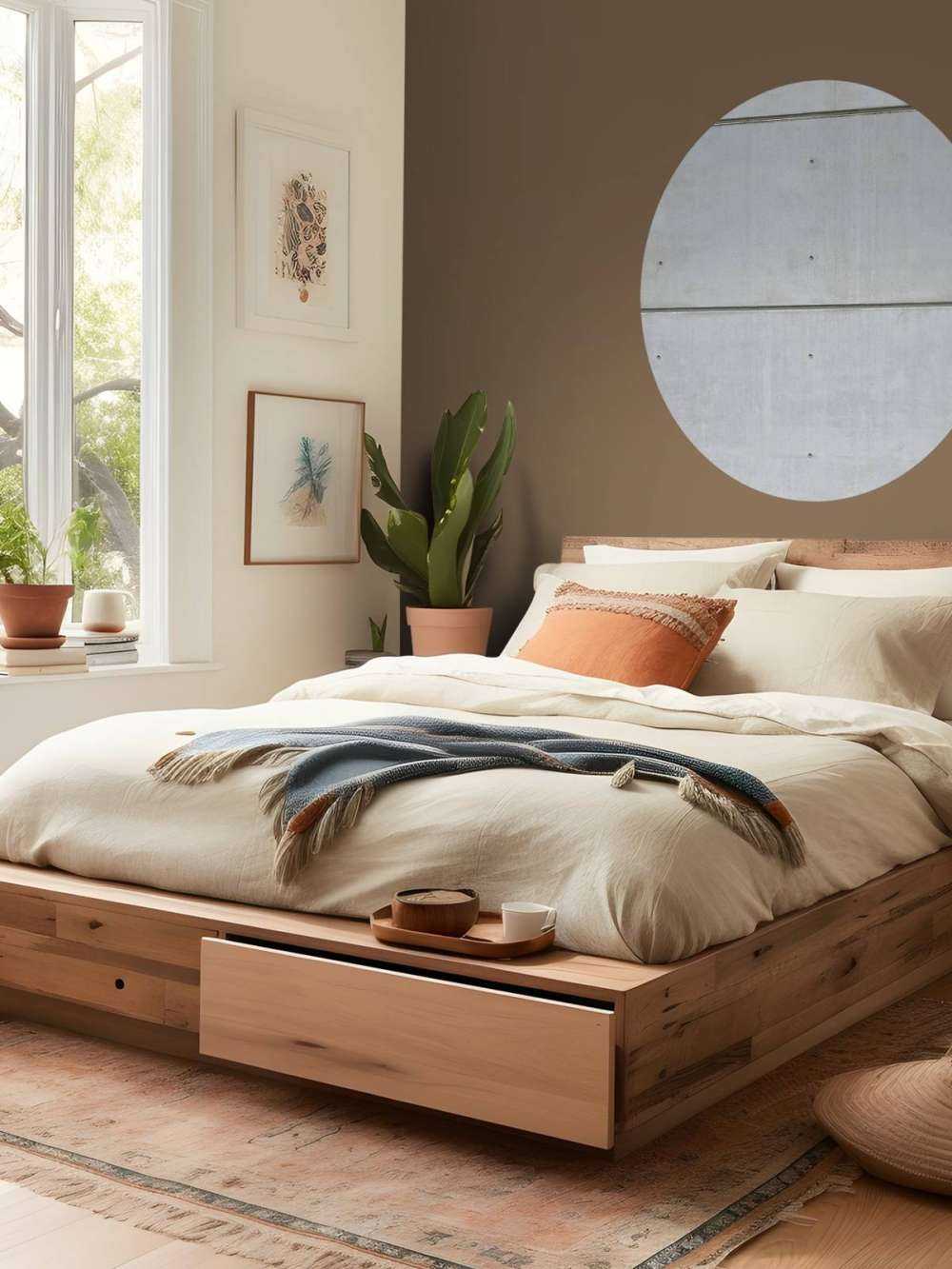 Mur horizontal en béton