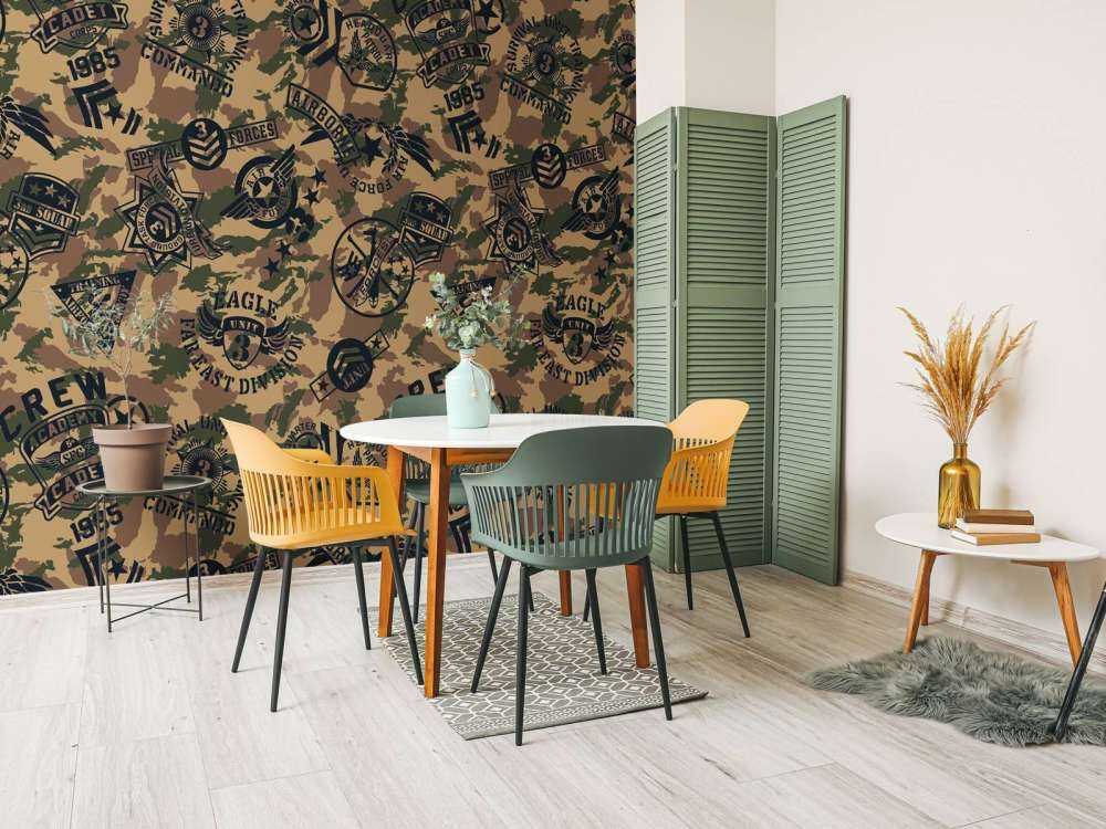 Camouflage avec logos