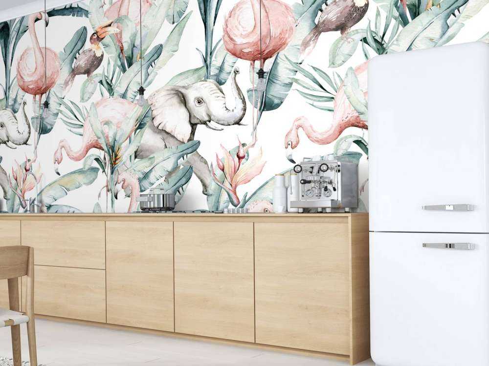 Animaux entre les feuilles