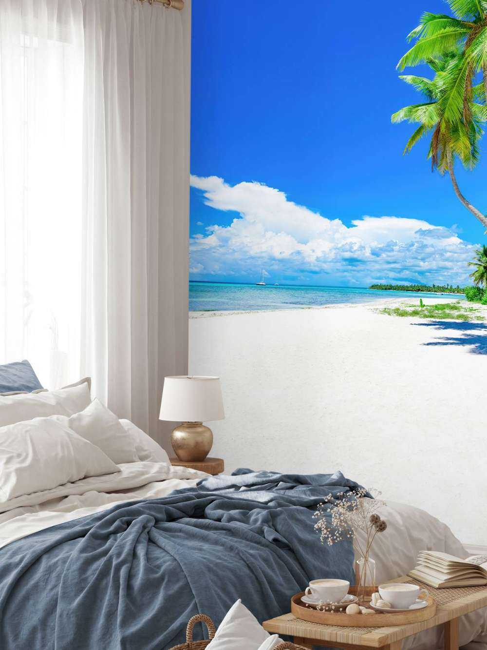 Une plage tropicale paradisiaque