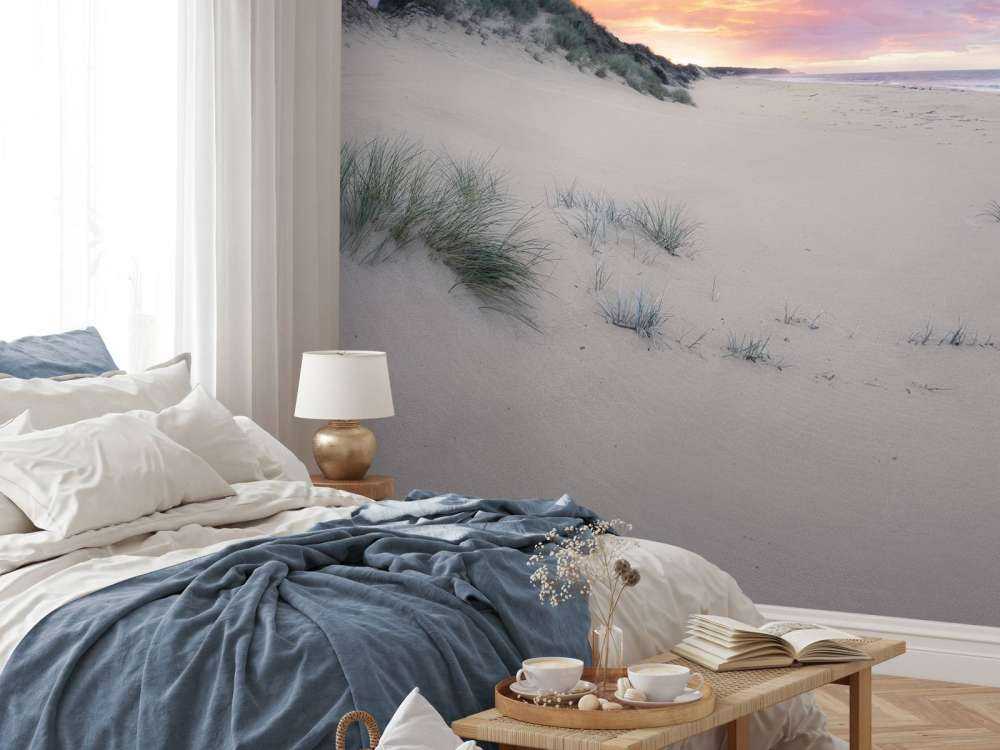 Lever de soleil sur les dunes de sable