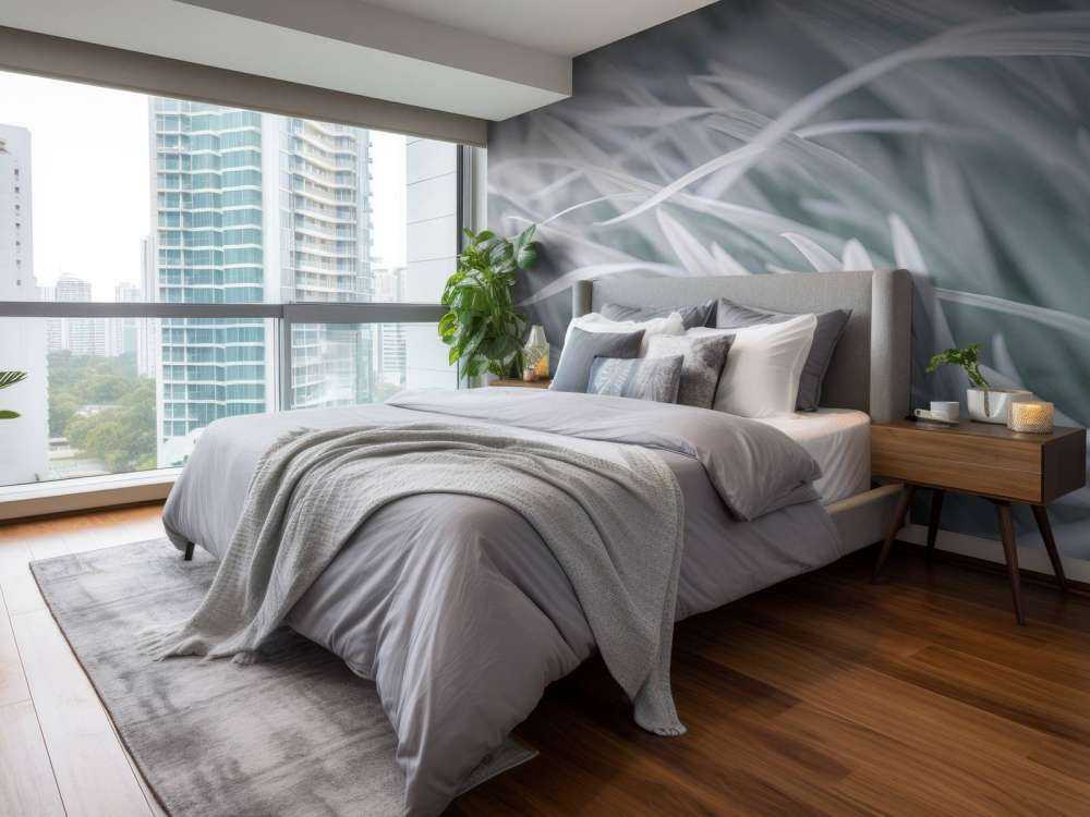 Gros plan sur des brins d'herbe