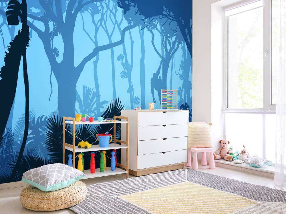 Singes dans la jungle