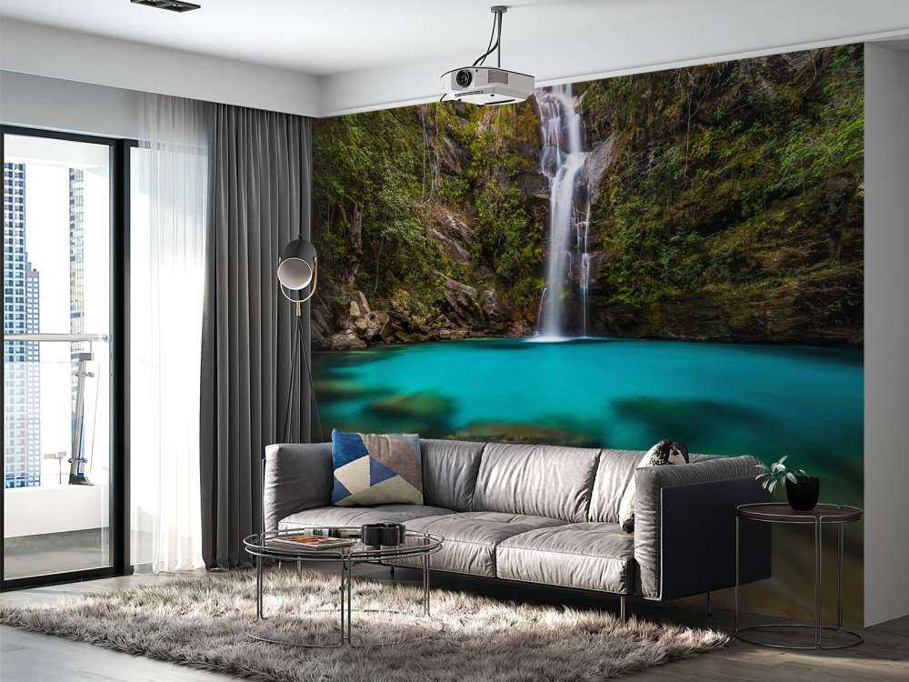 Chute d'eau turquoise