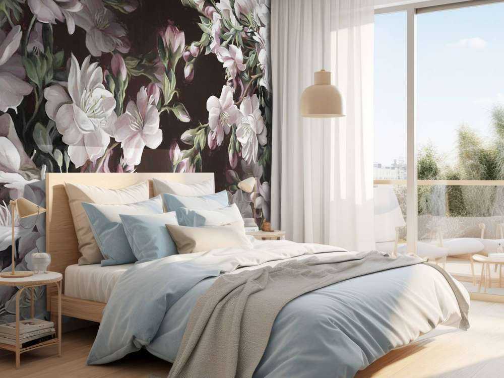 Fleur de pommier rose