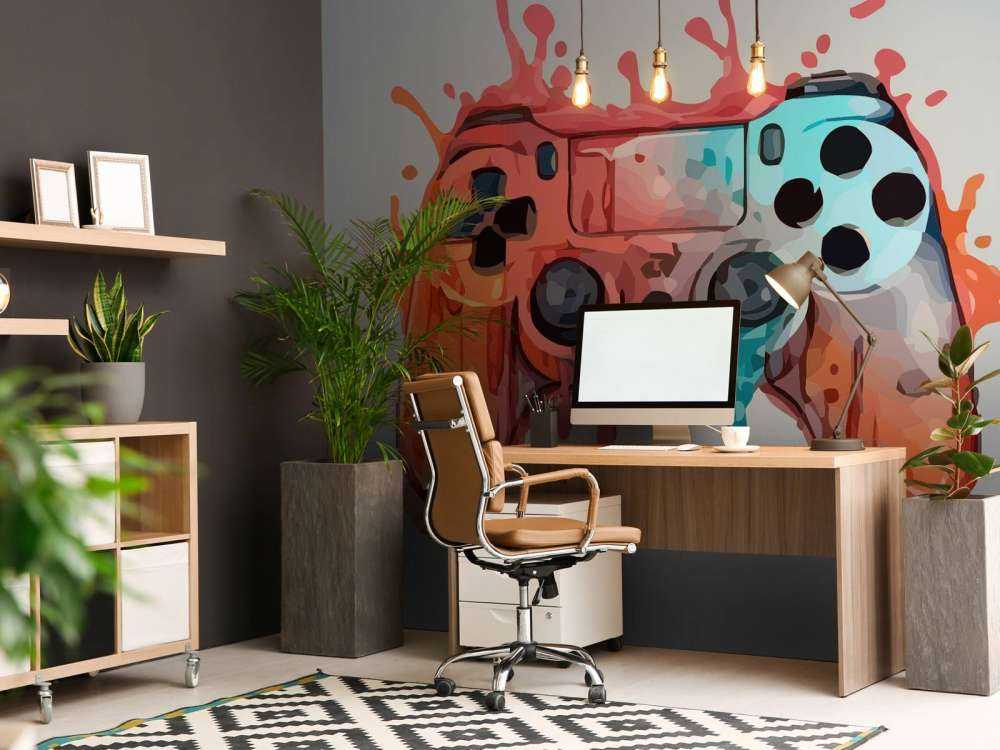 Aquarelle Gamer Éclaboussure