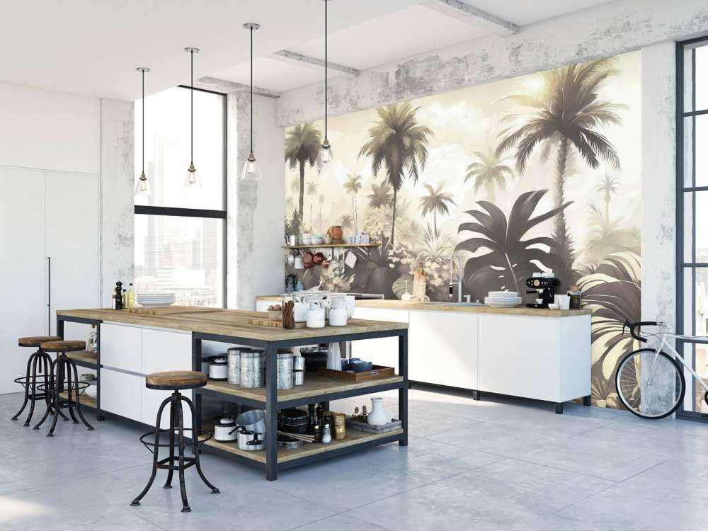 Souffle des tropiques Vert Foncé