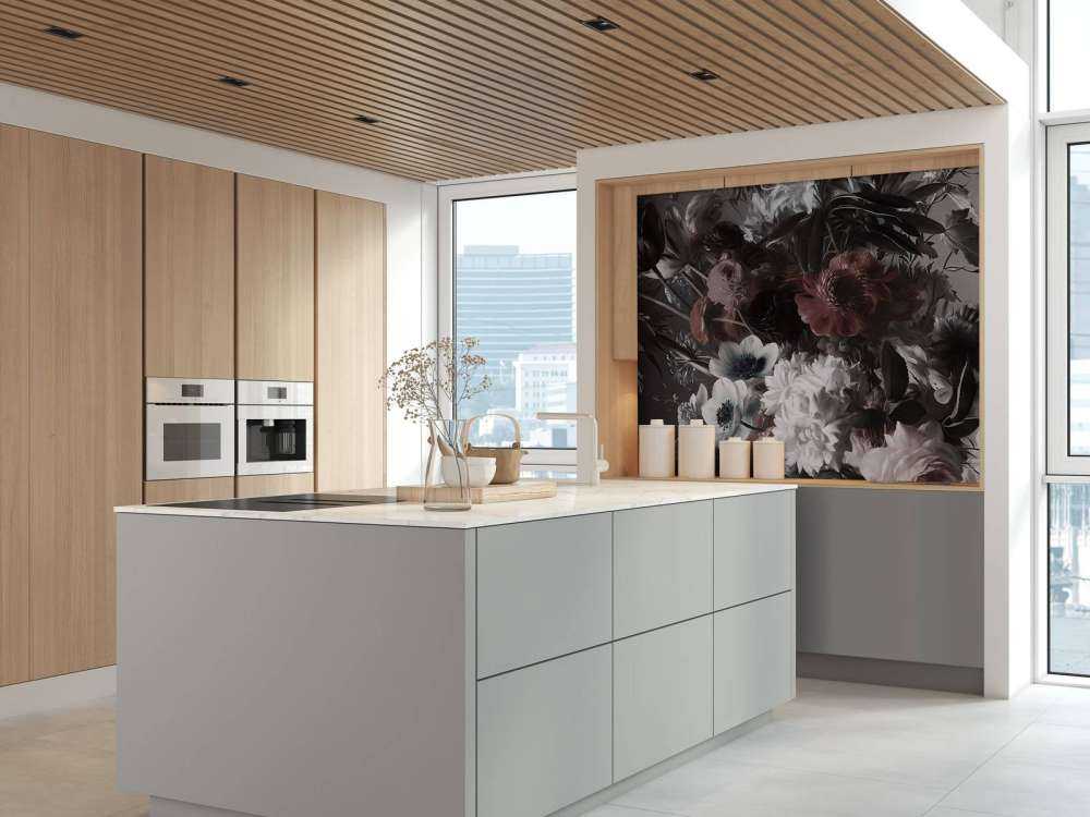 Grand bouquet avec des anémones roses