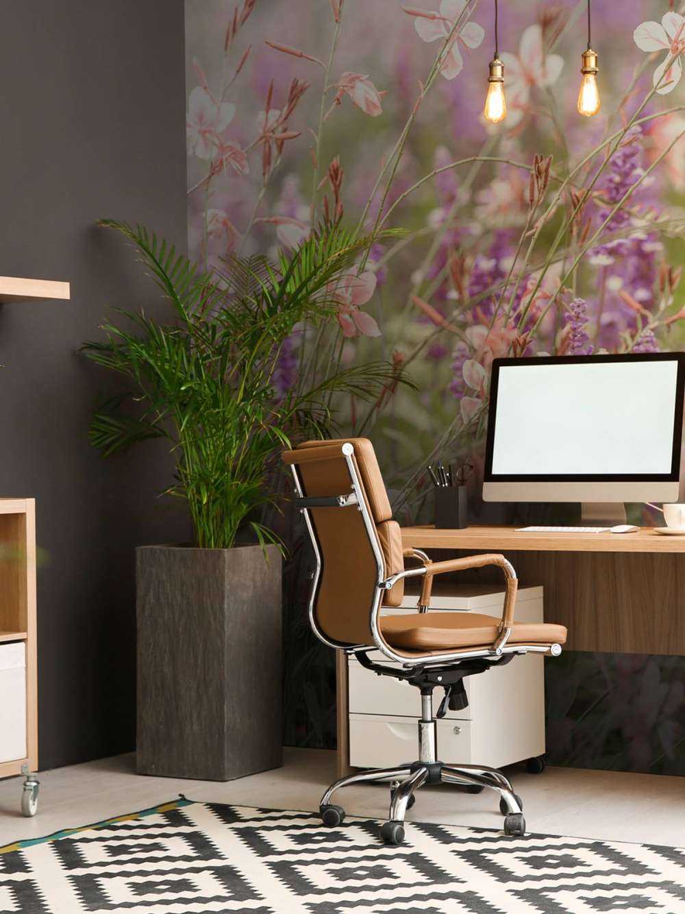 Fleurs sauvages aux teintes pastel douces