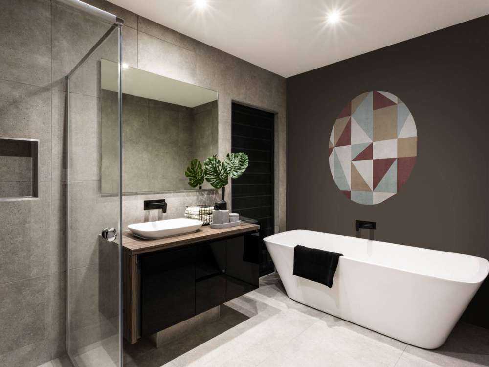 Surfaces géométriques en couleurs rétro