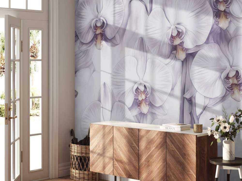 Paradis des orchidées violet