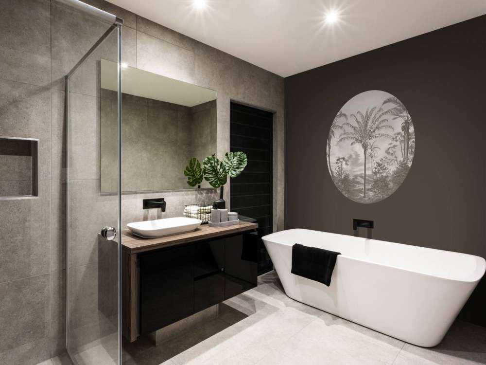 Tropiques romantiques taupe