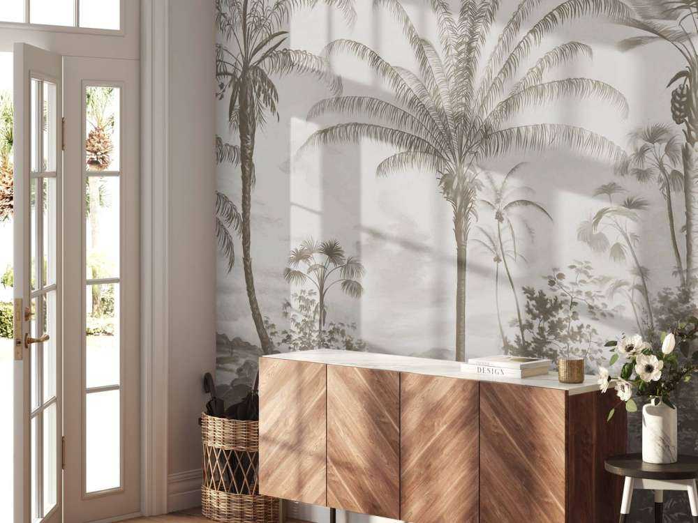 Tropiques romantiques taupe