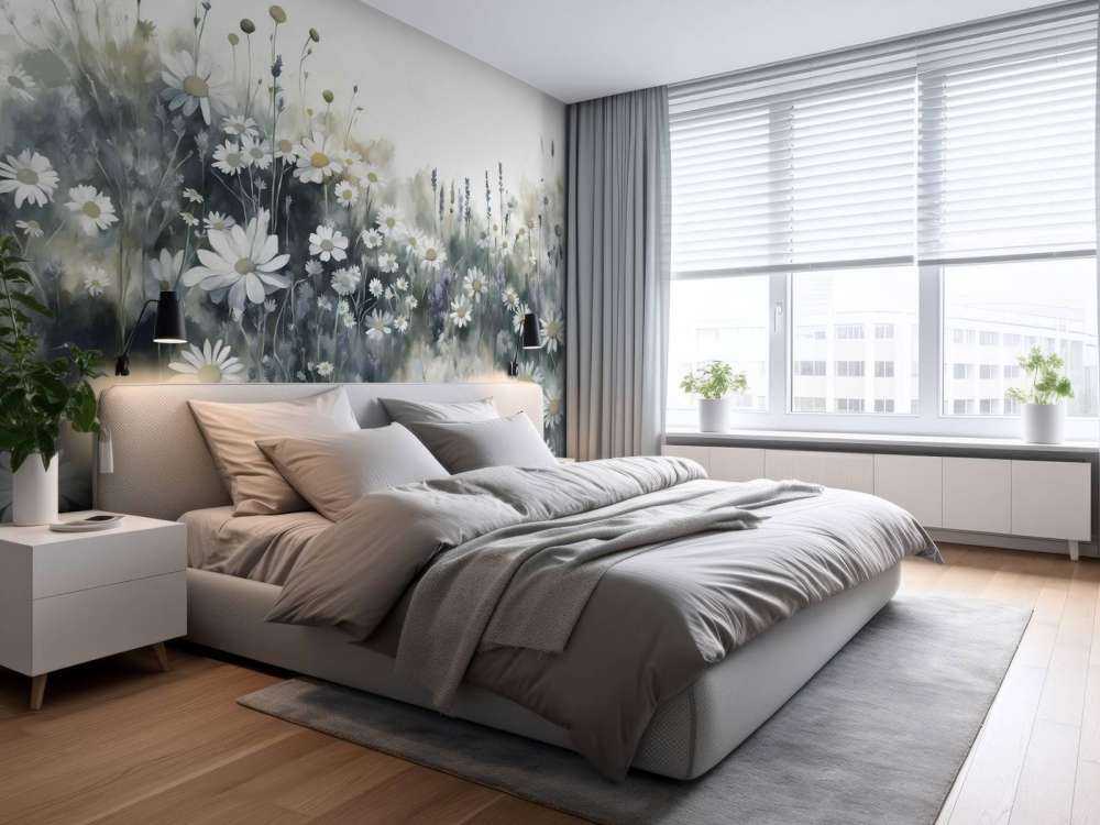 Prairie Verte de Marguerites Silencieuses