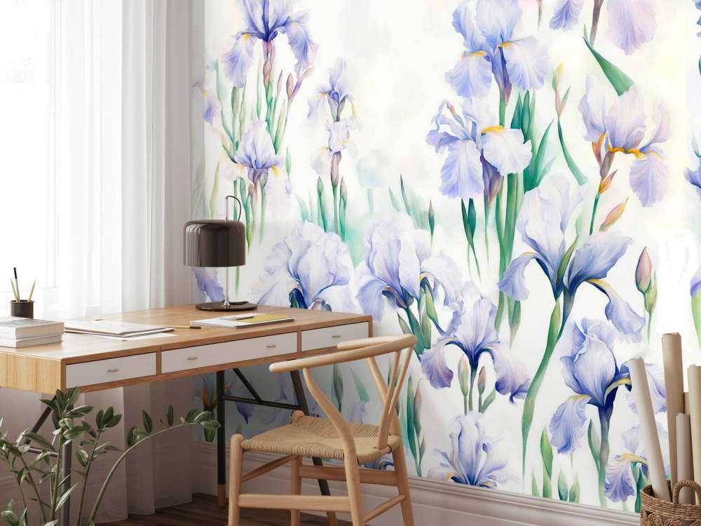 Iris dansent pastel sans couture