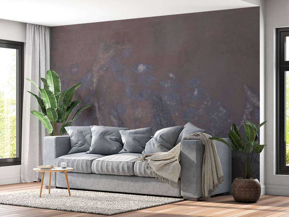 Schapenzuring et saule arbustif - aubergine