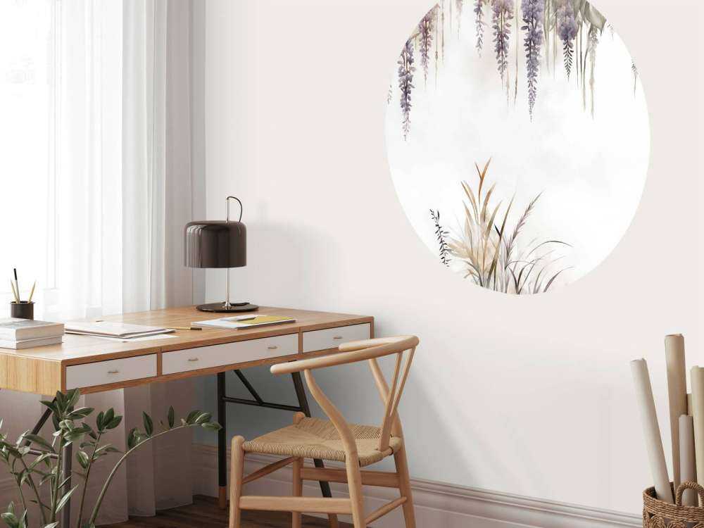 Glycine et Graminées Beige