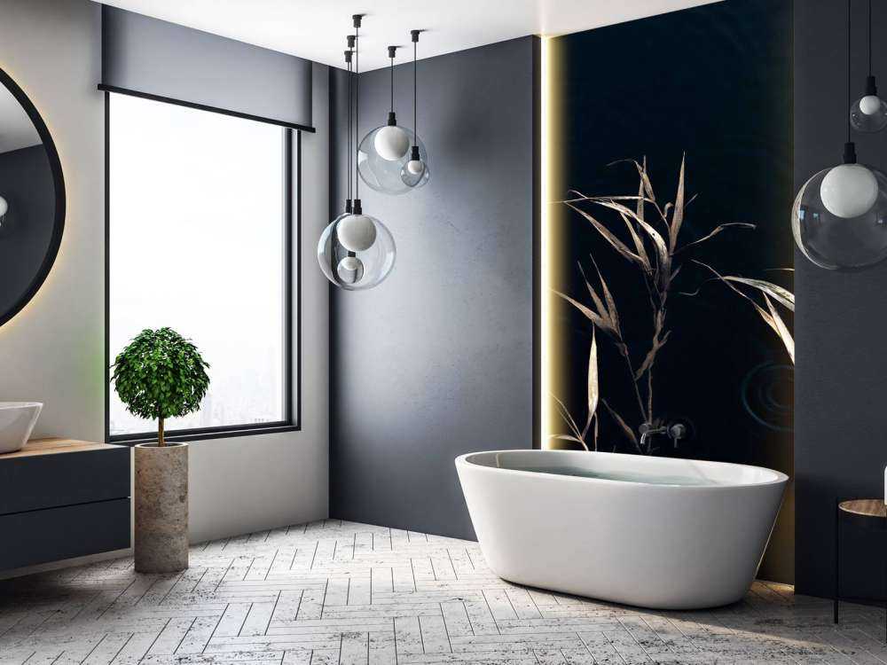 Riet dans l'eau calme