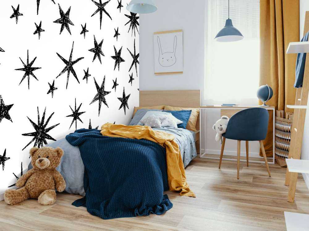 Ciel étoilé noir et ludique