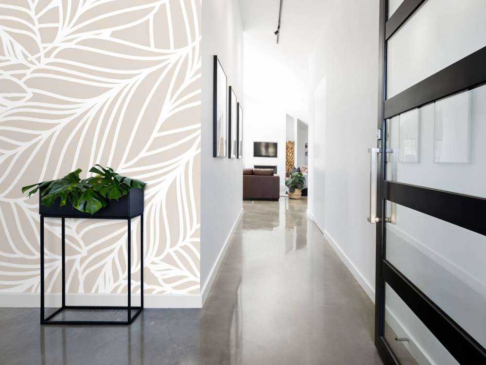 Gribouillis de feuilles