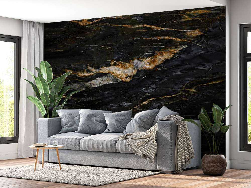 Marbre foncé robuste