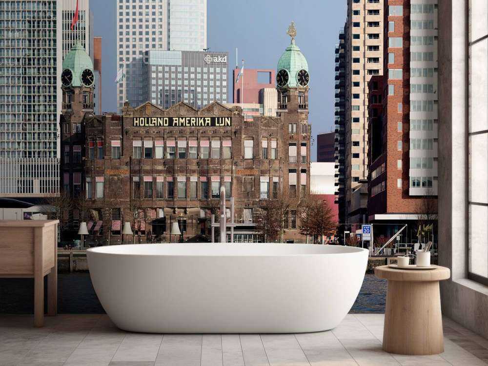 Hôtel New York Rotterdam en couleur 