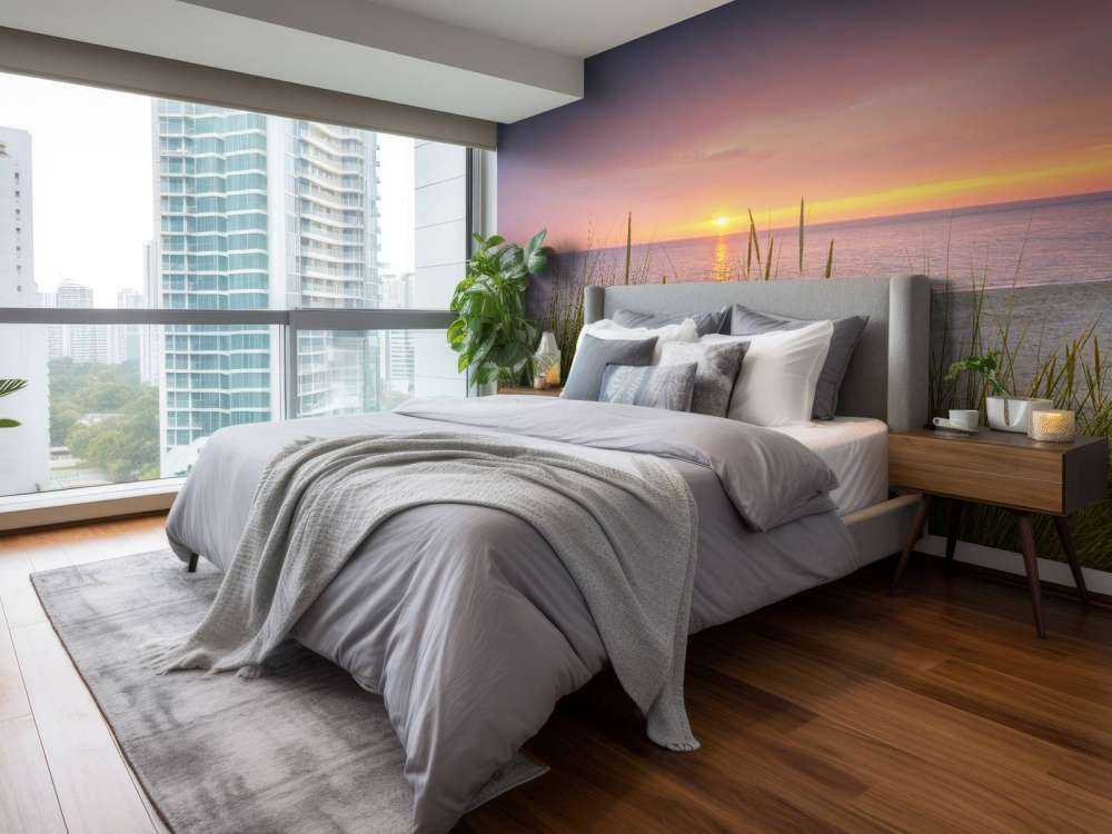 Lever de soleil sur la côte