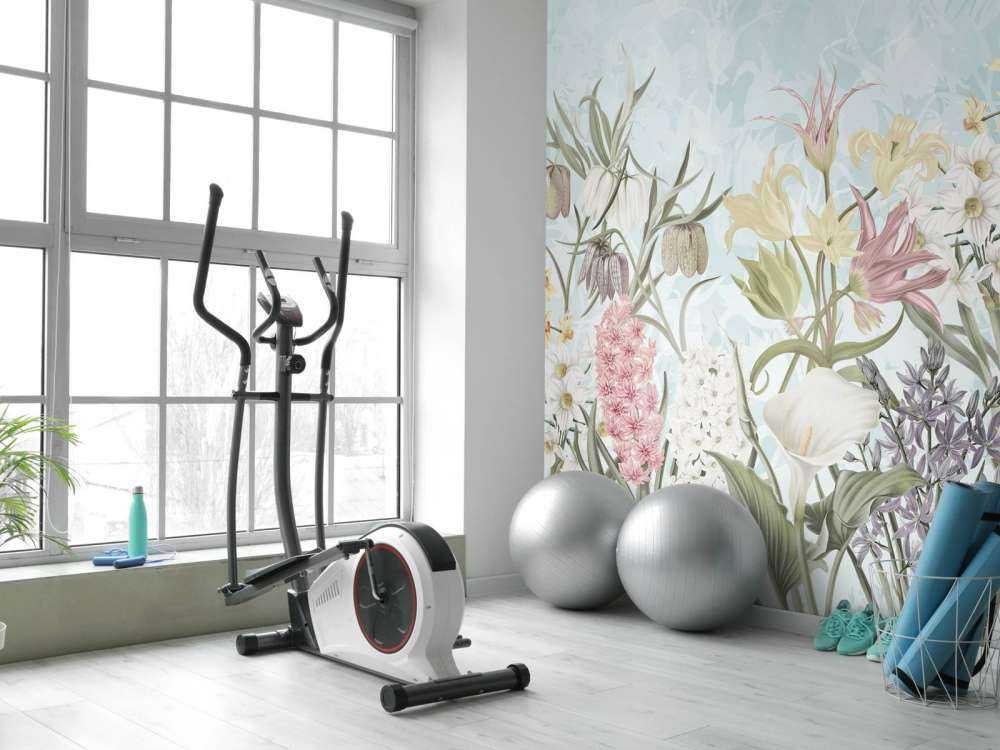 Fleurs de printemps - Aqua brumeux