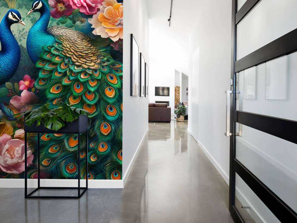 Bal Floral avec Paons