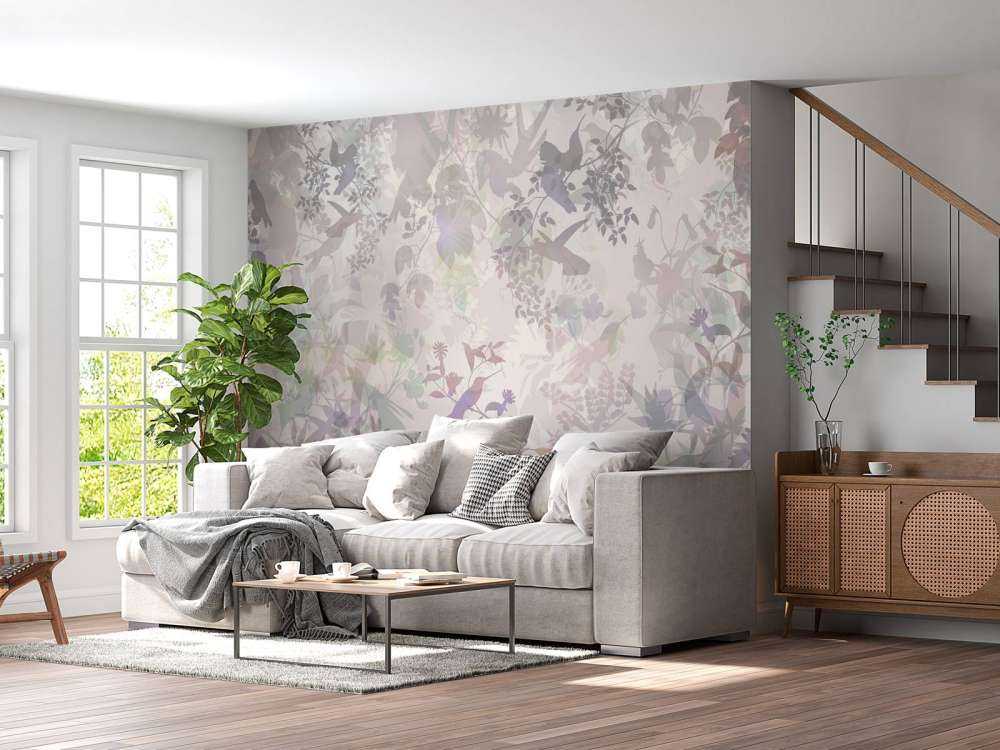 Symphonie de jardin en violet