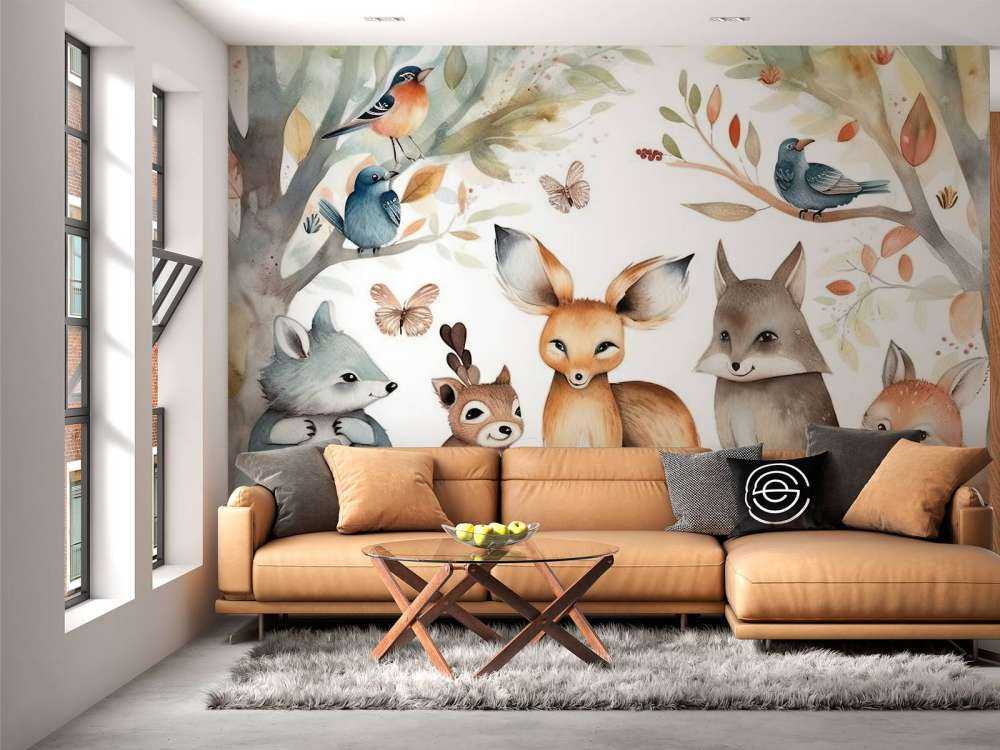 Ensemble d'aquarelles Woodland Narrative