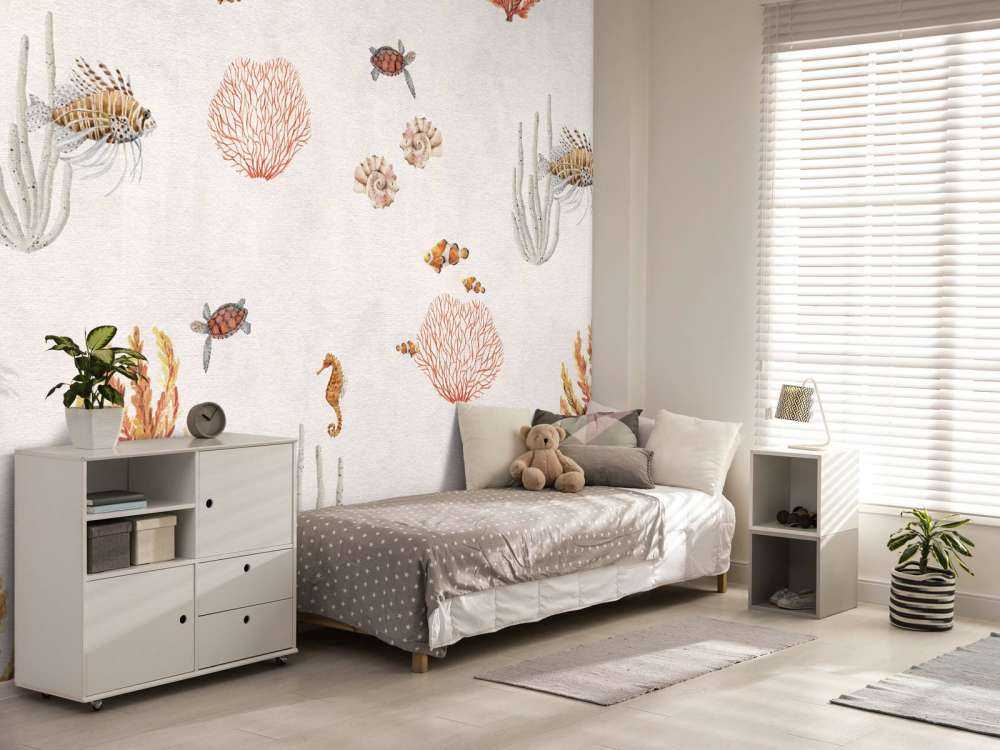 Coral Garden - White - 120