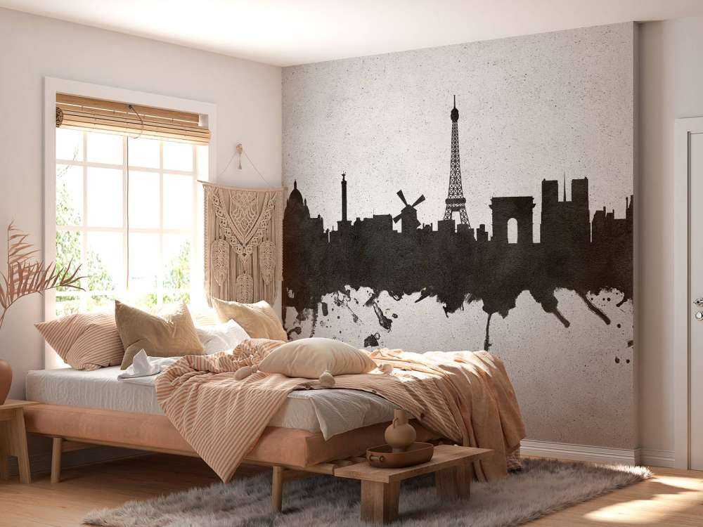 Aquarelle skyline, Paris