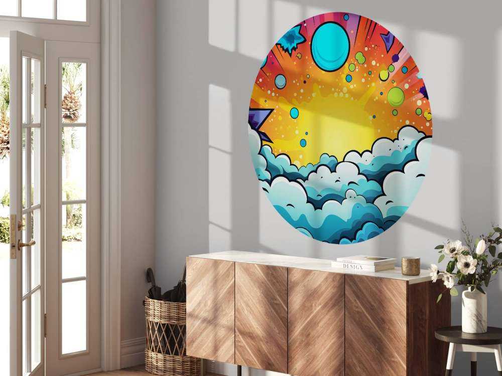 Explosion cosmique de couleurs