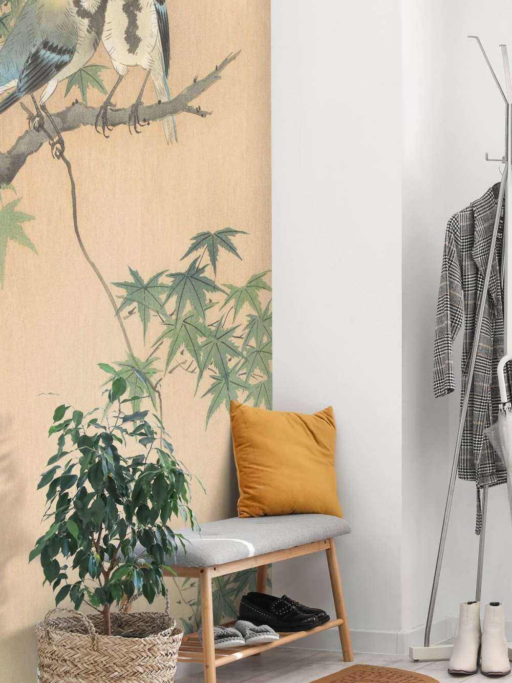 Lolos sur branche d'érable