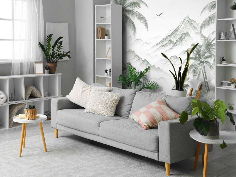 Baie Paisible aux Palmiers, vert