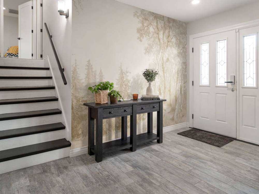 Paysage forestier beige #1