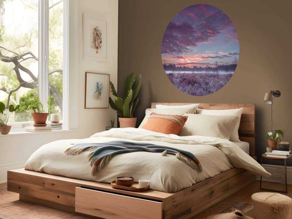 Prairie sous un ciel nuageux