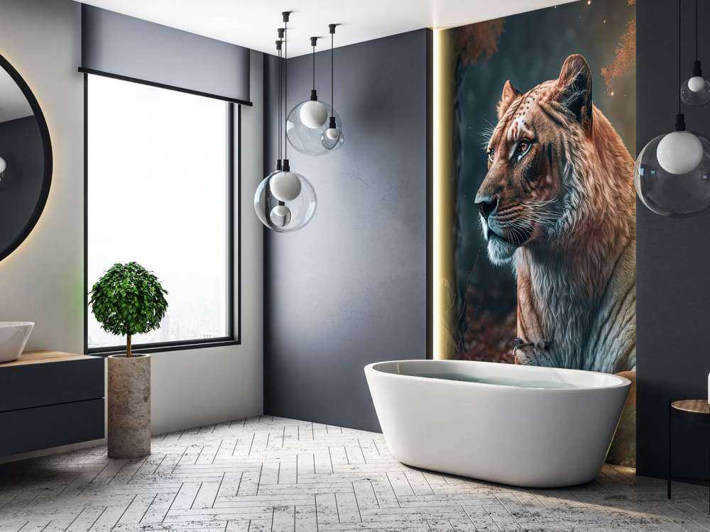 Illustration d'un lion