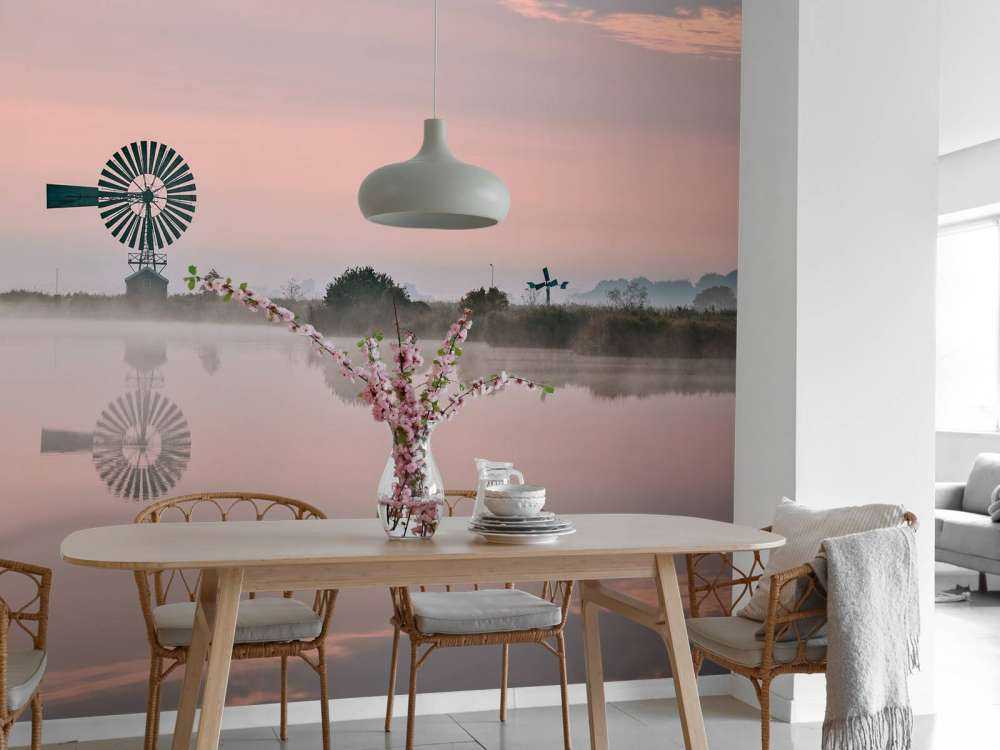 Moulin à vent en métal