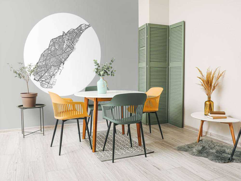 Plan de Barcelone, blanc