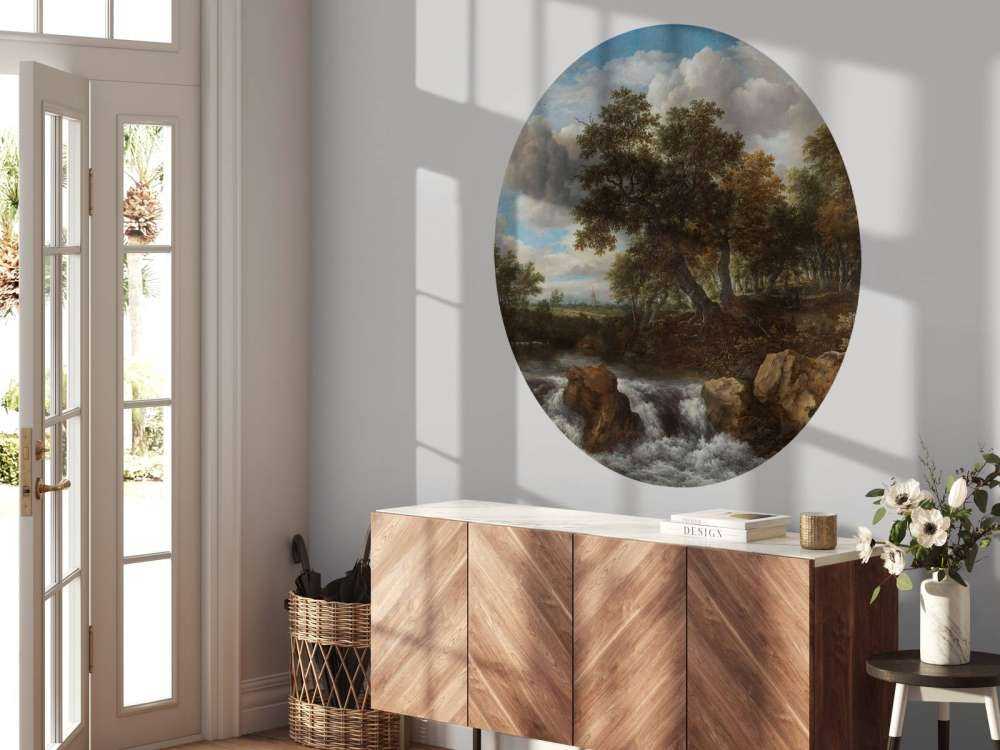 Paysage avec cascade